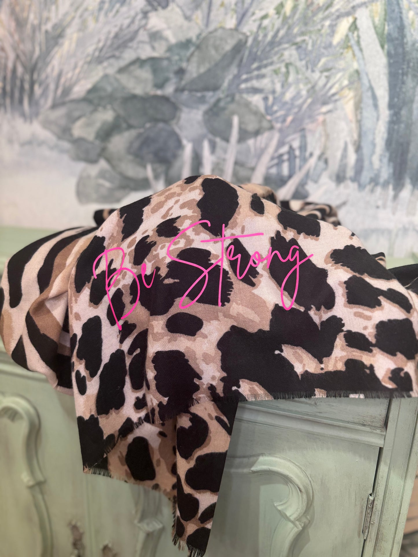Bufanda Leopardo Be Strong