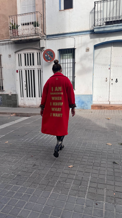 Abrigo Paño y Leopardo