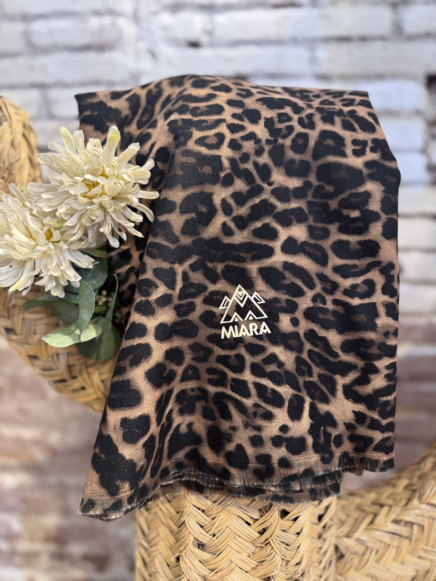 Pañuelo Lana Animal Print